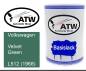 Preview: Volkswagen, Velvet Green, L512 (1968): 500ml Lackdose, von ATW Autoteile West.